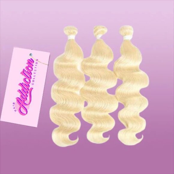 Body Wave 613 Bundles Deal - Luxurious Human Hair - Without Closure 12,14,16